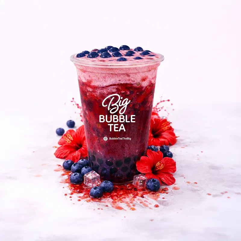 Berry Hbiscus Bubble Tea