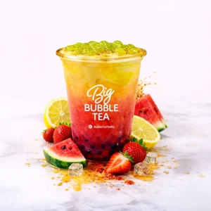 Fresh Watermelon Bubble Tea