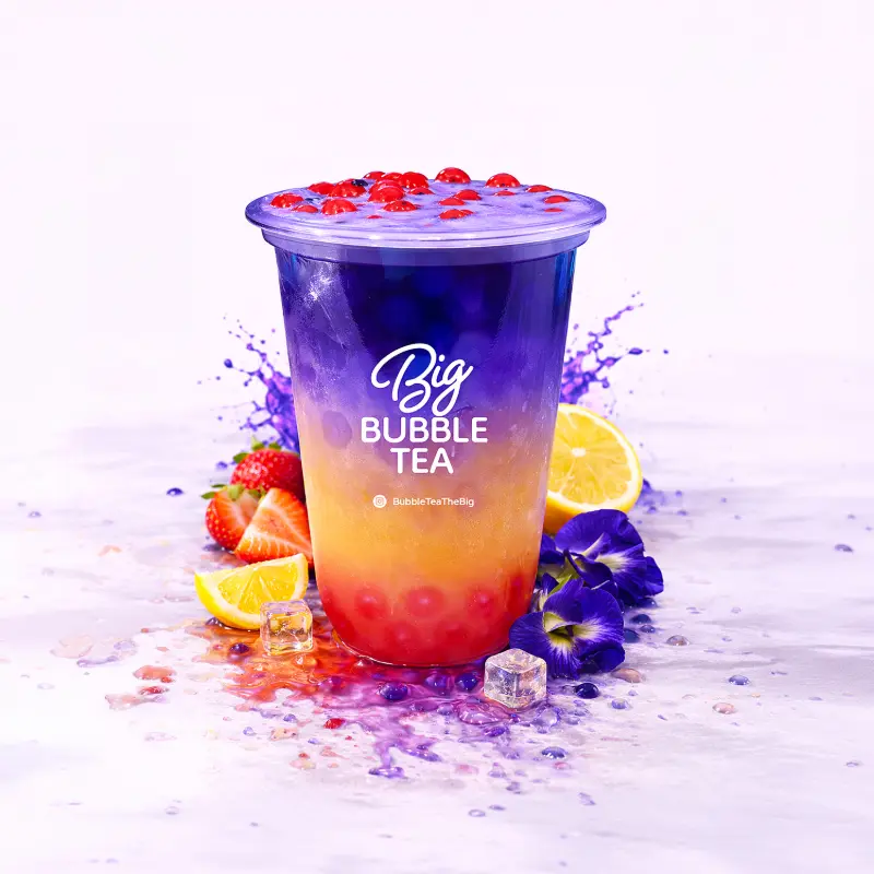 Lemonade Strawberry Bubble Tea