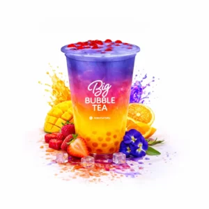 Mango Strawberry Bubble Tea