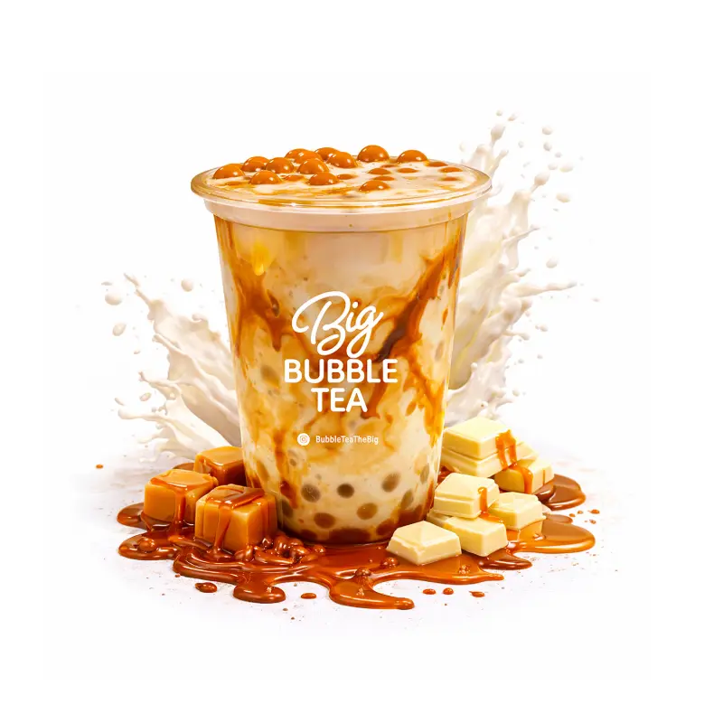 White Chocolate Caramel Bubble Shake